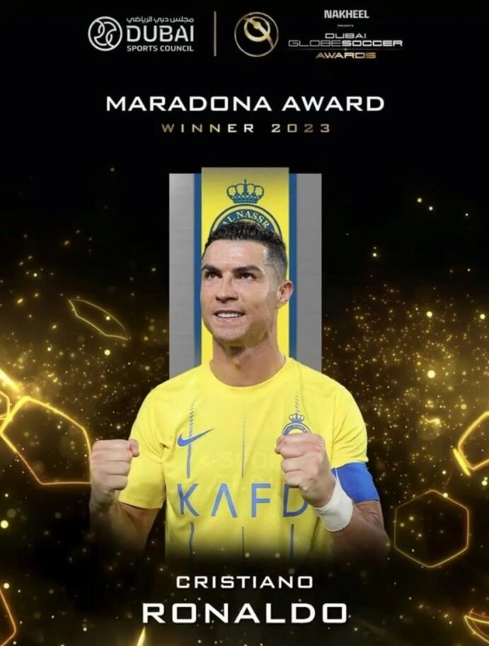 Cristiano Ronaldo ganó el Premio Maradona: de qué se trata